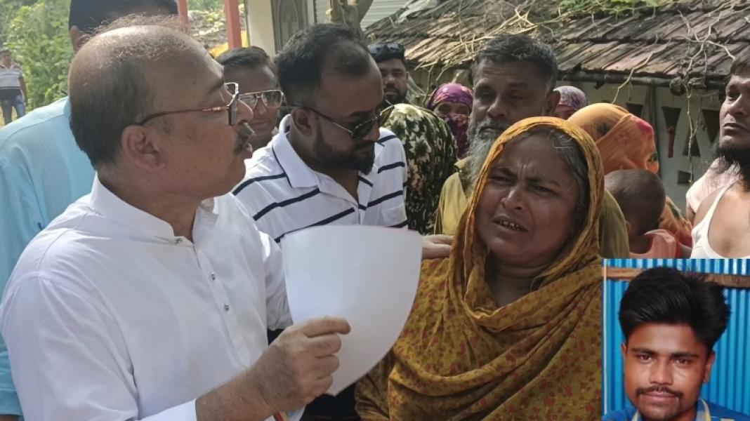 শার্শায় নিখোঁজ ভ্যানচালকের মর্মান্তিক মৃত্যুতে সাবেক এমপি মফিকুল হাসান তৃপ্তির শোক প্রকাশ ও সমবেদনা