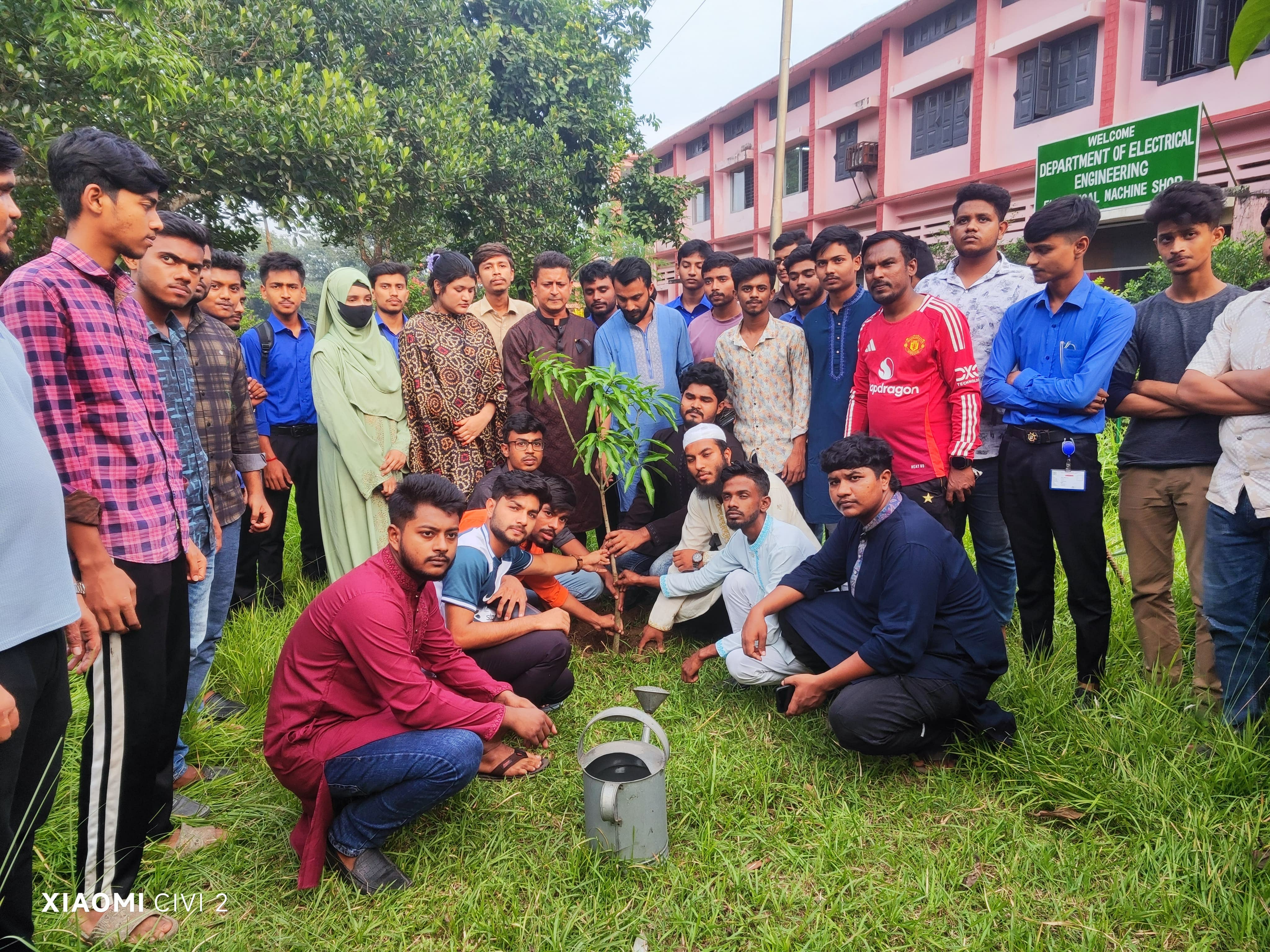 তরিকুল ইসলামের সপ্তম মৃত্যুবার্ষিকীতে পলিটেকনিক ইনস্টিটিউট ছাত্রদলের বৃক্ষরোপণ কর্মসূচি