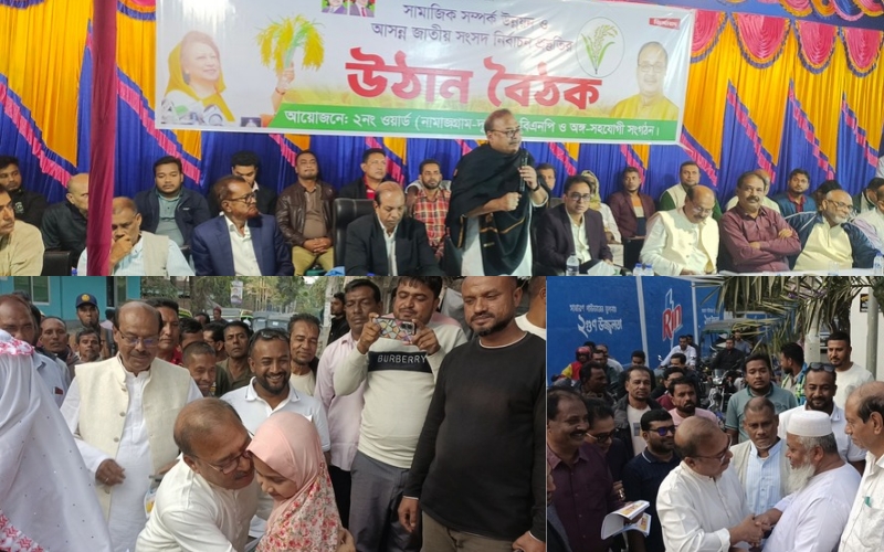 বেনাপোলে ধানের শীষের পক্ষে মফিকুল হাসান তৃপ্তির গণসংযোগ, লিফলেট বিতরণ ও উঠান বৈঠক