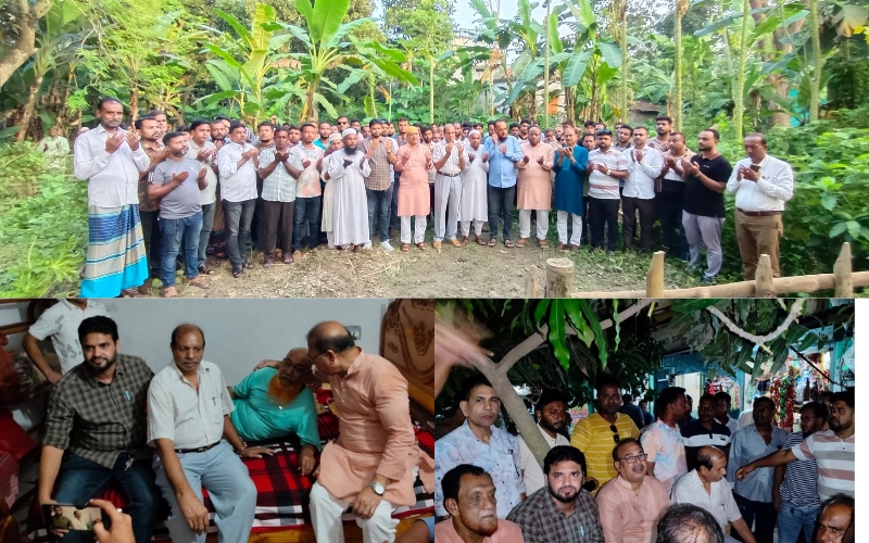 অসুস্থ বিএনপি নেতাকর্মীদের বাড়ি বাড়ি খোঁজ নিলেন সাবেক এমপি মফিকুল হাসান তৃপ্তি